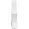 Ekena Millwork Kennewick Architectural Grade PVC Gable Bracket, 60"W x 32 1/2"H x 6"D x 6"F, 13/12 Pitch GBP060X33X0606KEN00 - alternate 4